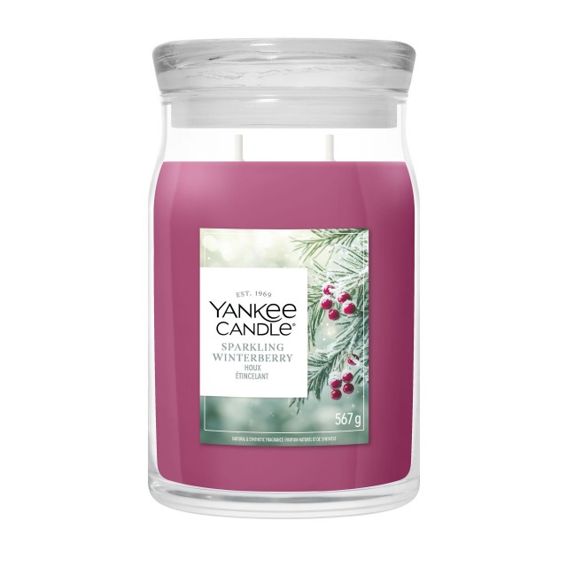 Yankee Candle Lumanare Parfumata Borcan Mare Signature Sparkling Winterberry Yankee Candle Lumanare Parfumata Borcan Mare Signature Sparkling Winterberry