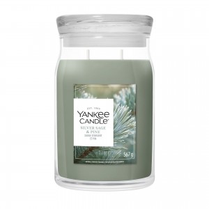 Yankee Candle Lumanare Parfumata Borcan Mare Signature Silver Sage & Pine