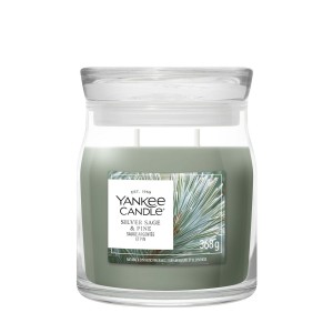 Yankee Candle Lumanare Parfumata Borcan Mediu Signature Silver Sage & Pine