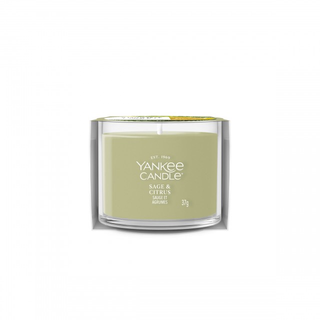 Yankee Candle Lumanare parfumata Mini in sticla Sage & Citrus Yankee Candle Lumanare parfumata Mini in sticla Sage & Citrus