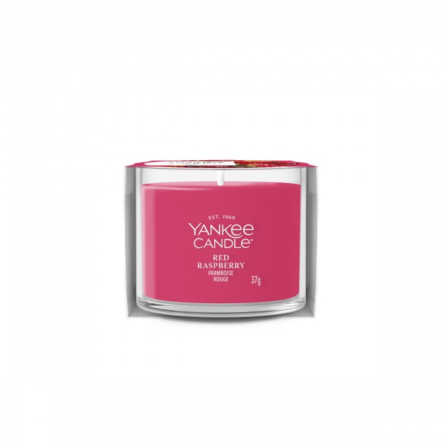 Yankee Candle Lumanare parfumata Mini in sticla Red Raspberry Yankee Candle Lumanare parfumata Mini in sticla Red Raspberry