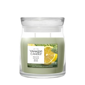 Yankee Candle Lumanare Parfumata Borcan Mediu Signature Sage & Citrus