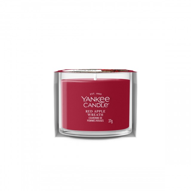 Yankee Candle Lumanare parfumata Mini in sticla Red Apple Wreath Yankee Candle Lumanare parfumata Mini in sticla Red Apple Wreath