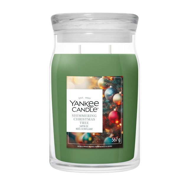 Yankee Candle Lumanare Parfumata Borcan Mare Signature Shimmering Christmas Tree Yankee Candle Lumanare Parfumata Borcan Mare Signature Shimmering Christmas Tree