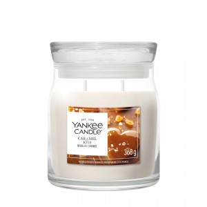 Yankee Candle Lumanare Parfumata Borcan Mediu Signature Caramel Kiss