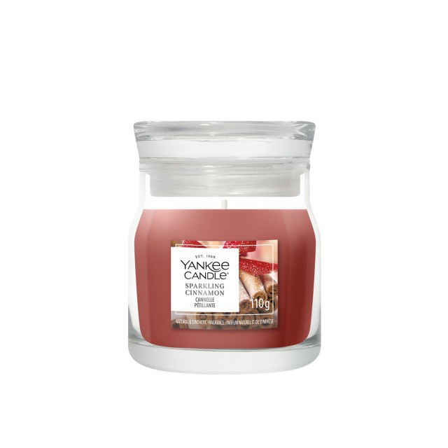 Yankee Candle Lumanare Parfumata Borcan Mic Signature Sparkling Cinnamon Yankee Candle Lumanare Parfumata Borcan Mic Signature Sparkling Cinnamon