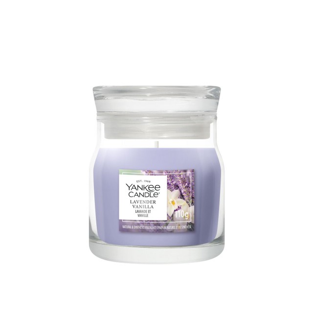 Yankee Candle Lumanare Parfumata Borcan Mic Signature Lavender Vanilla Yankee Candle Lumanare Parfumata Borcan Mic Signature Lavender Vanilla