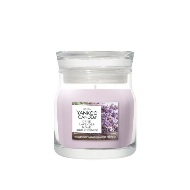 Yankee Candle Lumanare Parfumata Borcan Mic Signature Dried Lavender & Oak Yankee Candle Lumanare Parfumata Borcan Mic Signature Dried Lavender & Oak
