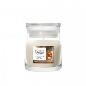 Yankee Candle Lumanare Parfumata Borcan Mic Signature Amber & Sandalwood