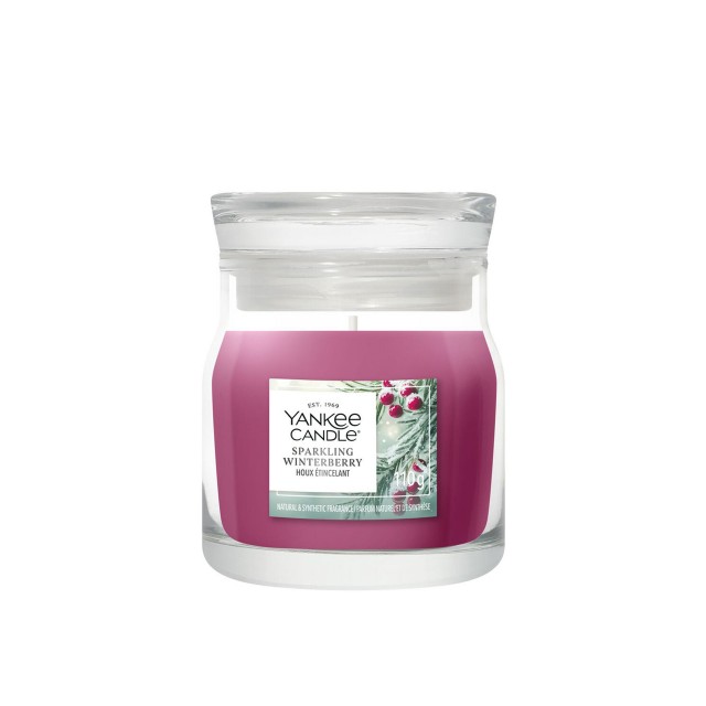 Yankee Candle Lumanare Parfumata Borcan Mic Signature Sparkling Winterberry Yankee Candle Lumanare Parfumata Borcan Mic Signature Sparkling Winterberry