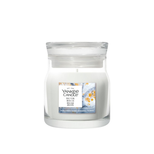 Yankee Candle Lumanare Parfumata Borcan Mic Signature Silver Birch Yankee Candle Lumanare Parfumata Borcan Mic Signature Silver Birch