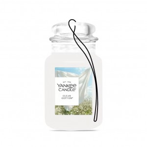 Odorizant Auto Car Jar Clean Cotton, Yankee Candle 
