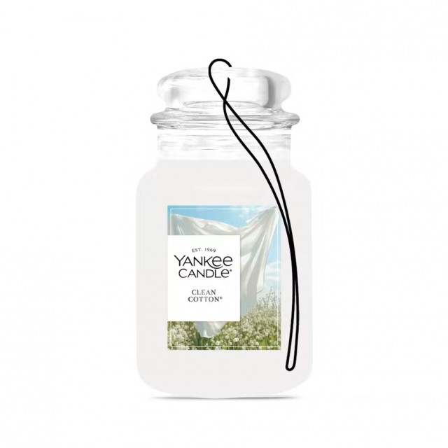Odorizant Auto Car Jar Clean Cotton, Yankee Candle Odorizant Auto Car Jar Clean Cotton, Yankee Candle