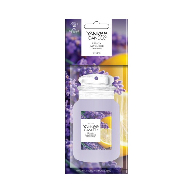 Odorizant Auto Car Jar Lemon Lavender, Yankee Candle Odorizant Auto Car Jar Lemon Lavender, Yankee Candle