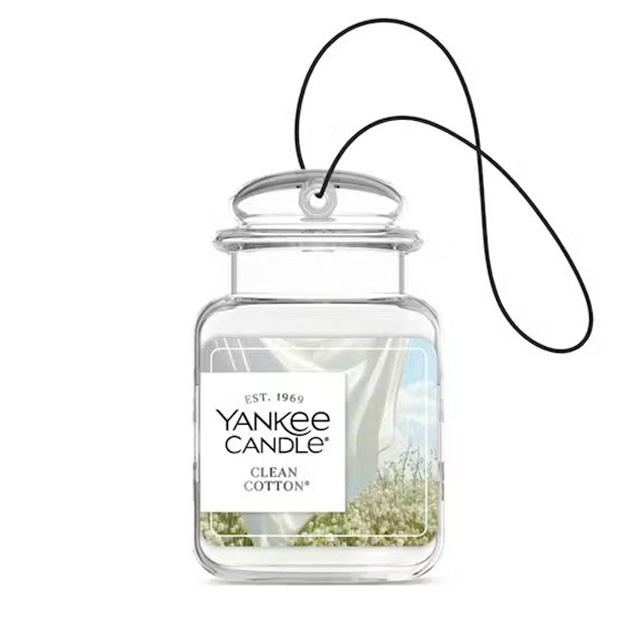 Odorizant Auto Car Jar Ultimate Clean Cotton, Yankee Candle Odorizant Auto Car Jar Ultimate Clean Cotton, Yankee Candle