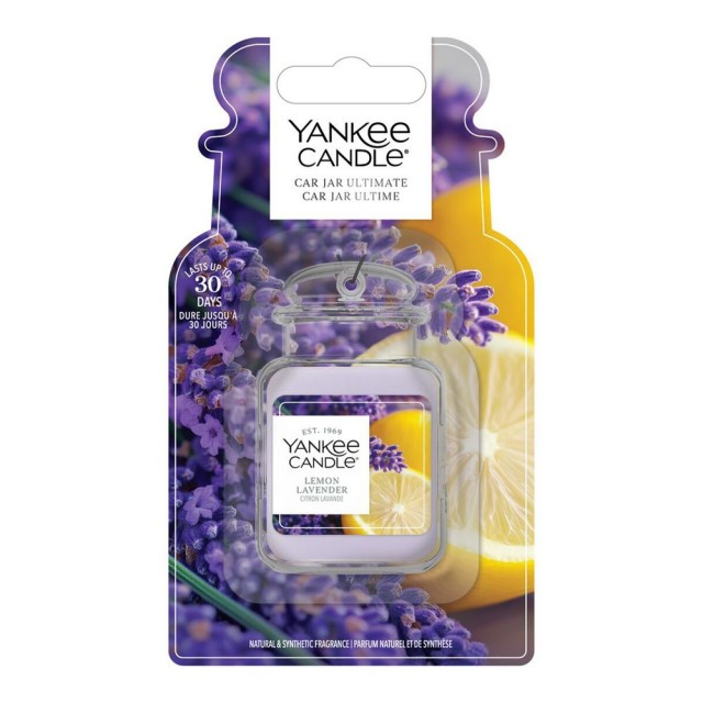 Odorizant Auto Car Jar Ultimate Lemon Lavender, Yankee Candle Odorizant Auto Car Jar Ultimate Lemon Lavender, Yankee Candle
