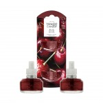 Yankee Candle Set 2 rezerve Black Cherry pentru aparat electric de parfumarea locuintei Yankee Candle Set 2 rezerve Black Cherry pentru aparat electric de parfumarea locuintei