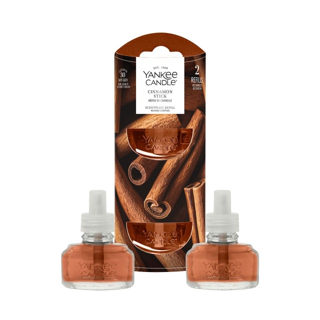 Yankee Candle Set 2 rezerve Cinnamon Stick pentru aparat electric de parfumarea locuintei Yankee Candle Set 2 rezerve Cinnamon Stick pentru aparat electric de parfumarea locuintei