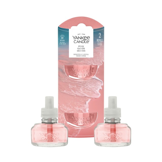 Yankee Candle Set 2 rezerve Pink Sands pentru aparat electric de parfumarea locuintei Yankee Candle Set 2 rezerve Pink Sands pentru aparat electric de parfumarea locuintei