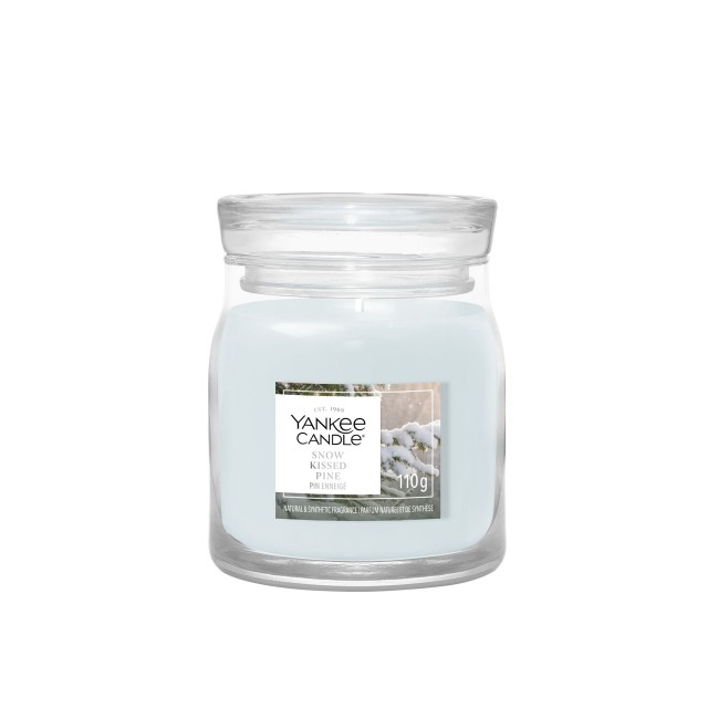 Yankee Candle Lumanare Parfumata Borcan Mic Signature Snow Kissed Pine Yankee Candle Lumanare Parfumata Borcan Mic Signature Snow Kissed Pine
