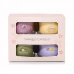 Yankee Candle Blooming Spring Set cadou 4 Lumanari Minis in sticla 4x37g