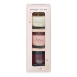 Yankee Candle Blooming Spring Set cadou 3 Lumanari Minis in sticla 3x37g