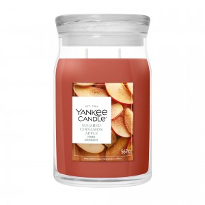 Yankee Candle Lumanare Parfumata Borcan Mare Signature Sugared Cinnamon Apple