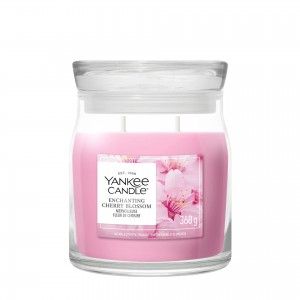 Yankee Candle Lumanare Parfumata Borcan Mediu Signature Enchanting Cherry Blossom
