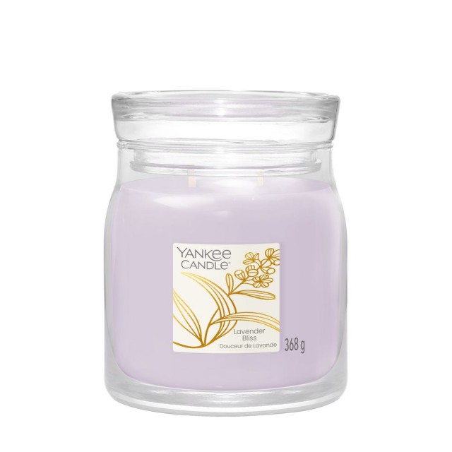 Yankee Candle Lumanare Parfumata Borcan Mediu Signature Lavender Bliss Yankee Candle Lumanare Parfumata Borcan Mediu Signature Lavender Bliss
