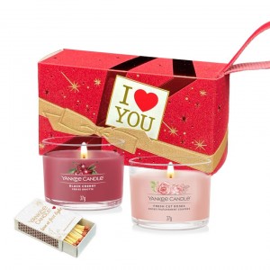 Set Cadou Sweet Romance - 2 Lumanari Parfumate Minis Yankee Candle