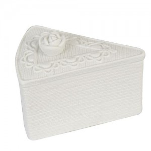 Decoratiune felie de tort, Clayre & Eef Decoratiune felie de tort, Clayre & Eef