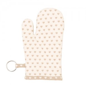 Manusa de bucatarie pentru copii "Lovely Hearts", Clayre & Eef Manusa de bucatarie pentru copii "Lovely Hearts", Clayre & Eef